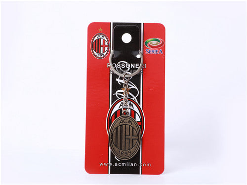 AC Milan Keychain with logo - Pro Soccer Jersey
