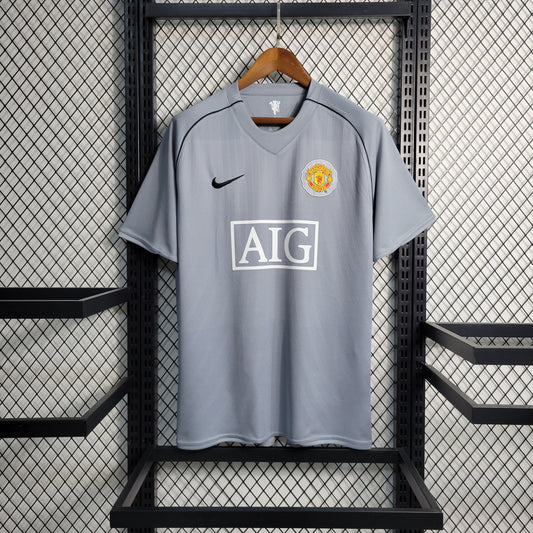 07-08 Retro Manchester United gray goalkeeper