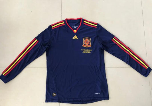 Spain long sleeve away 2010