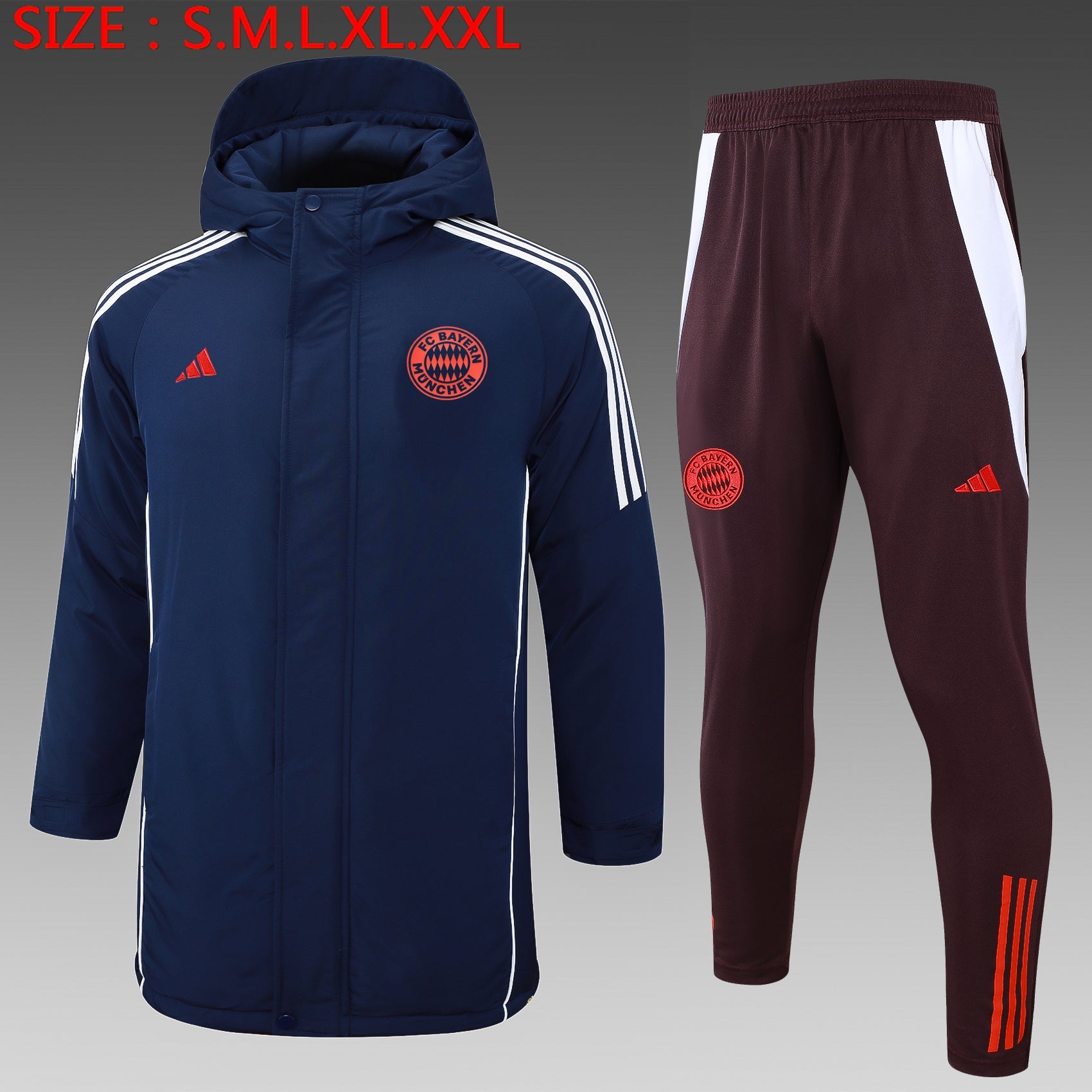 Bayern Munich Windbreaker Tracksuit 24/25 LV 2 - Pro Soccer Jersey