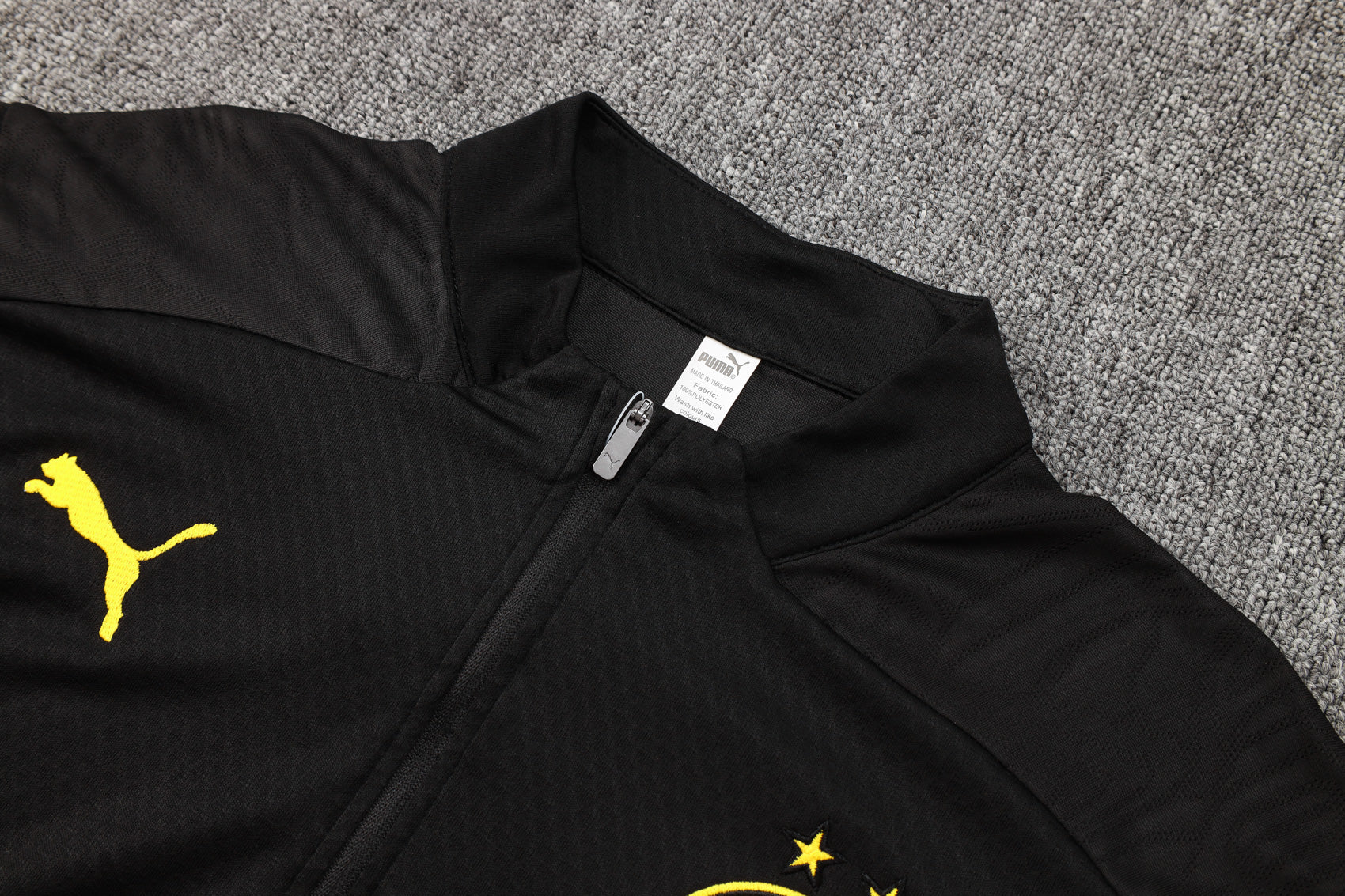 BVB Dortmund Fully Black Tracksuit 24/25 - Pro Soccer Jersey