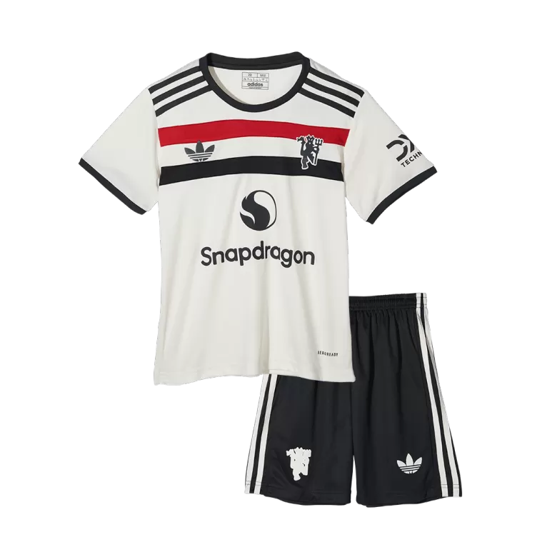 Kids Manchester United 2nd Away 24/25 Fan Version - Pro Soccer Jersey