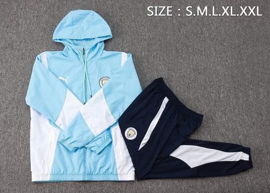 Manchester City Tracksuit 24/25 Hoodie Version - Pro Soccer Jersey