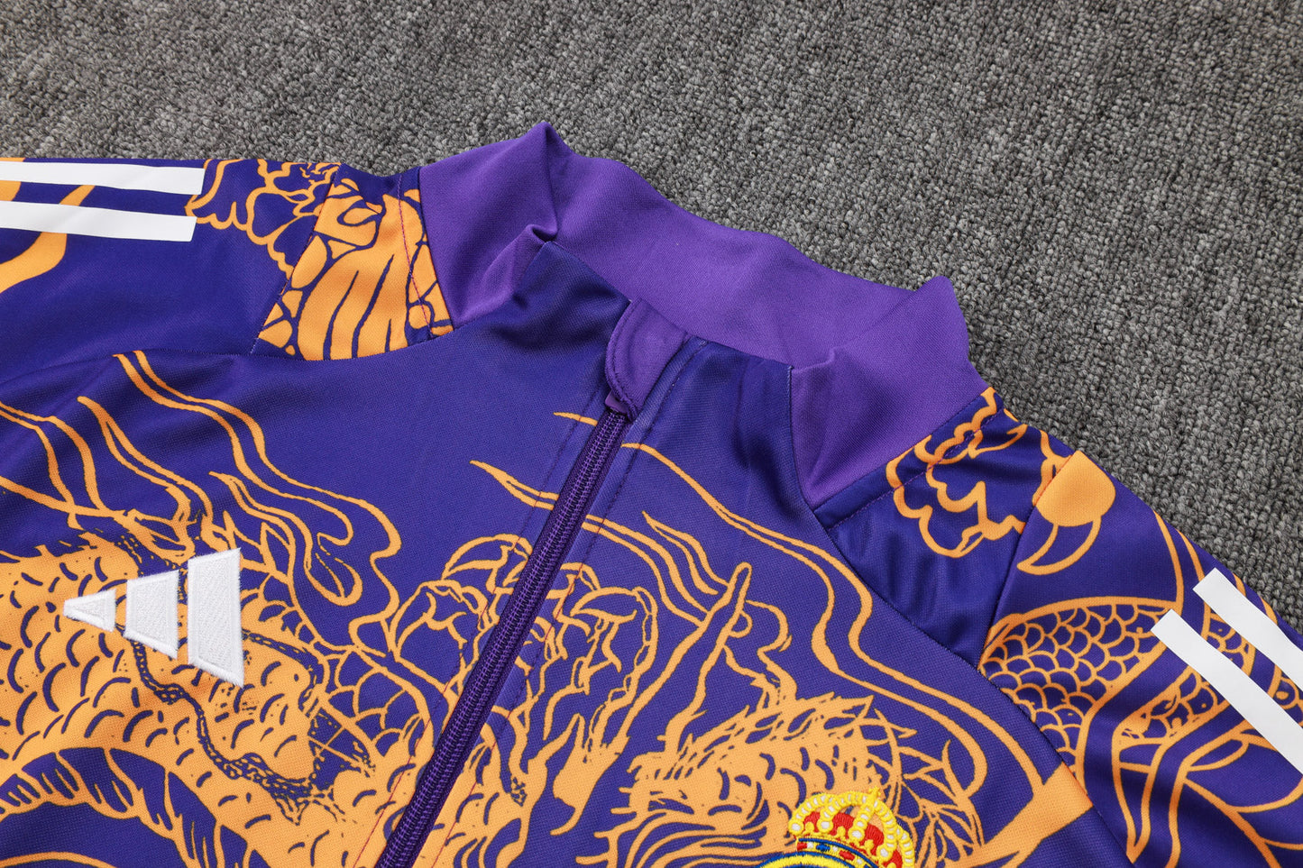Real Madrid Tracksuit 24/25 Purple Dragon - Pro Soccer Jersey