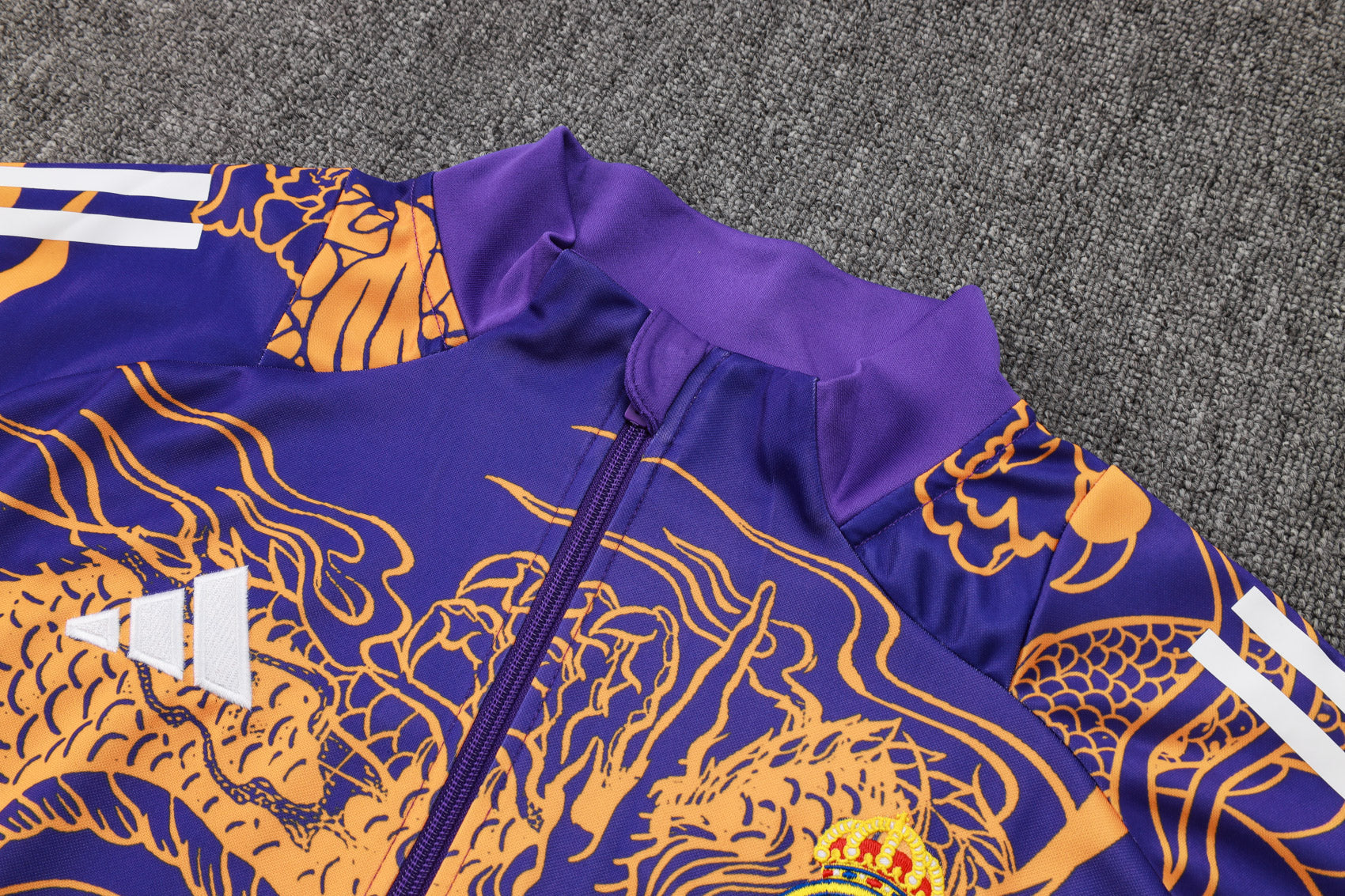 Real Madrid Tracksuit 24/25 Purple Dragon - Pro Soccer Jersey