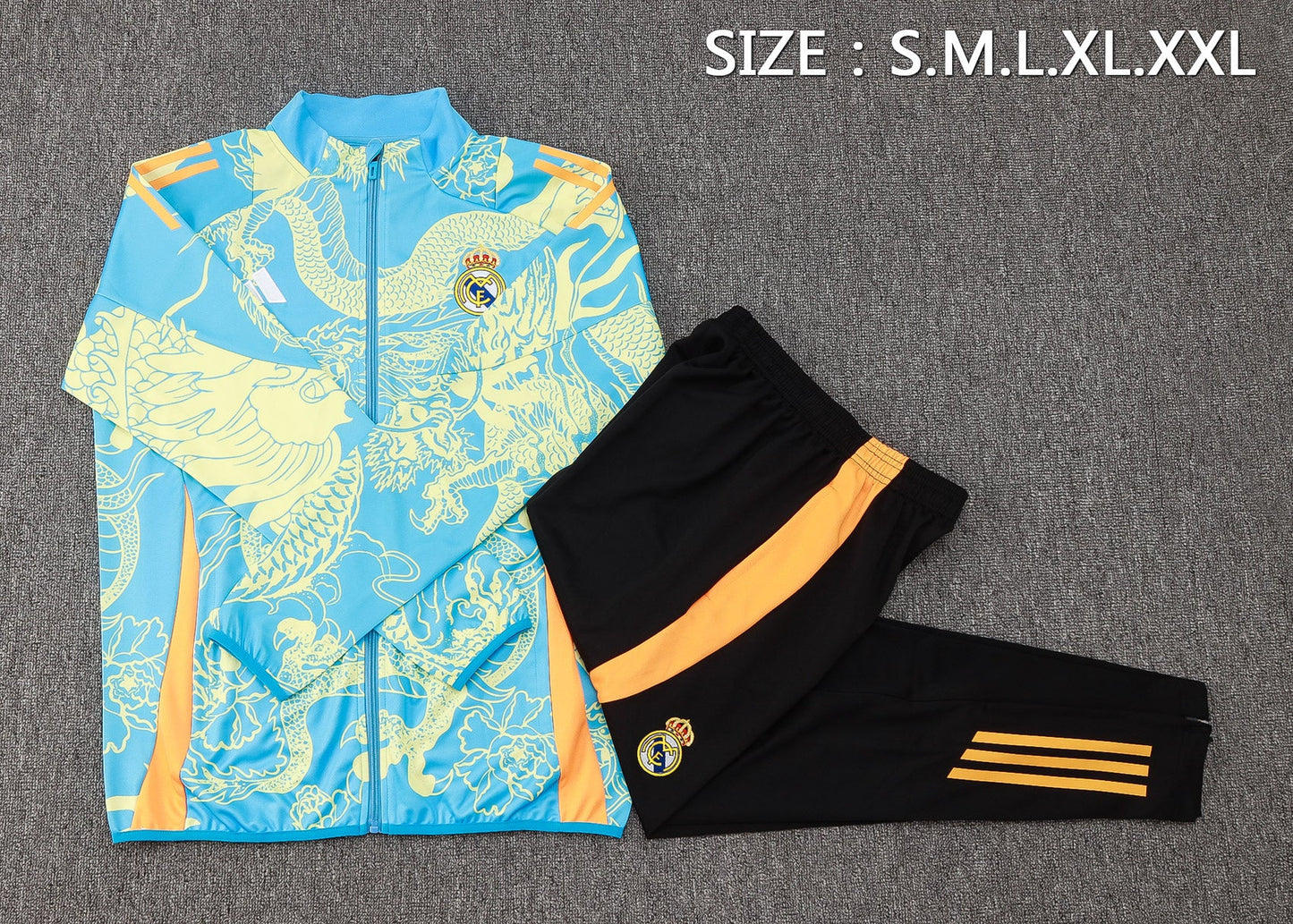 Real Madrid Tracksuit 24/25 Blue Dragon - Pro Soccer Jersey