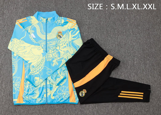 Real Madrid Tracksuit 24/25 Blue Dragon - Pro Soccer Jersey