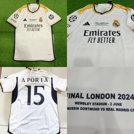Real Madrid 'A POR LA 15' UEFA CL 23/24 - Pro Soccer Jersey