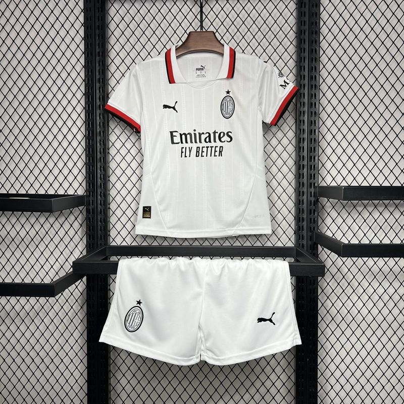 Kids AC Milan Away 24/25 Fan Version - Pro Soccer Jersey