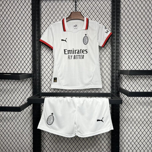 Kids AC Milan Away 24/25 Fan Version - Pro Soccer Jersey