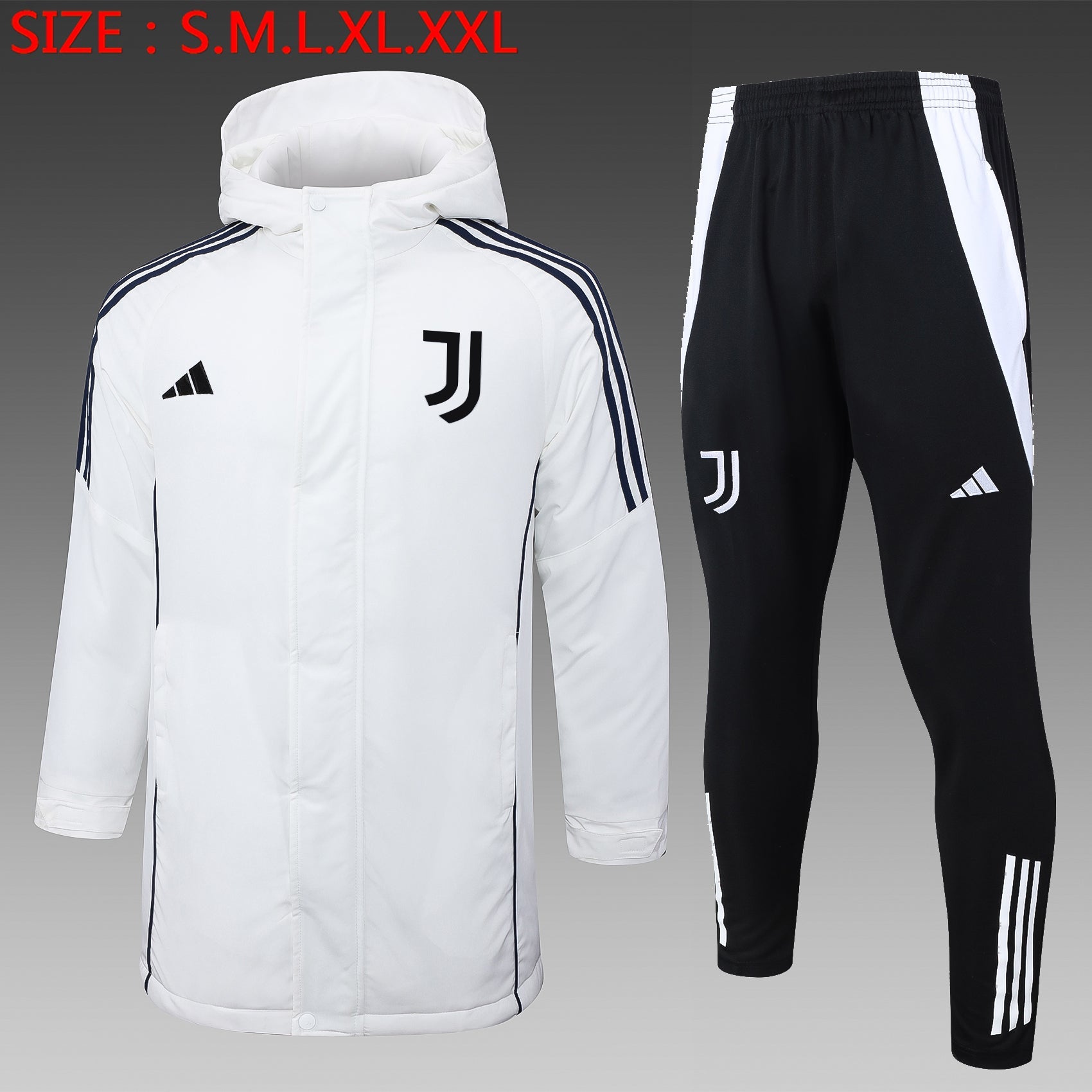 Juventus Windbreaker Tracksuit 24/25 LV 3 - Pro Soccer Jersey