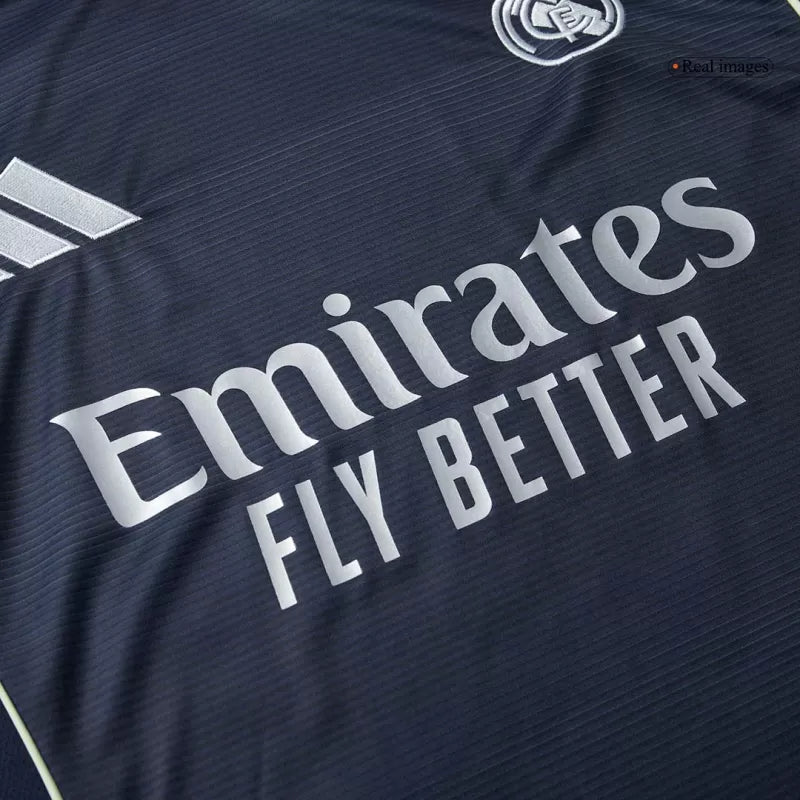 Real Madrid Long Sleeve Soccer Jersey Away 2025/26