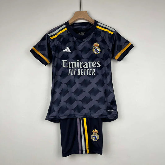 2023/2024 FC Real Madrid away Set Kids Size : Thaï Quality - Pro Soccer Jersey