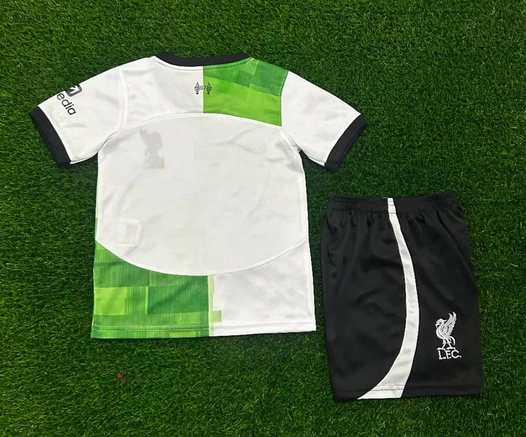 2023/2024 Liverpool FC away Set Kids Size : Thaï Quality - Pro Soccer Jersey