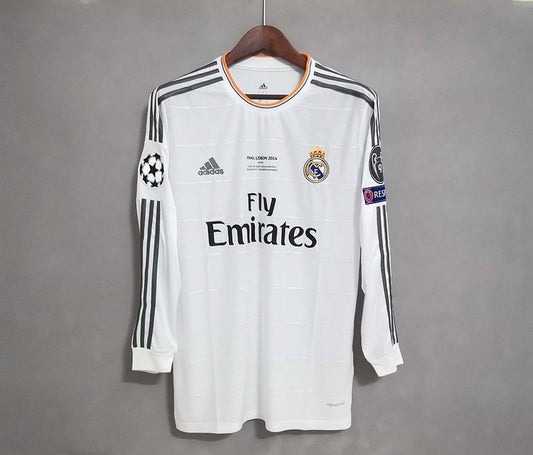 UEFA Champions League Final 2014 Real Madrid shirt Long Sleeves : Thaï Quality - Pro Soccer Jersey