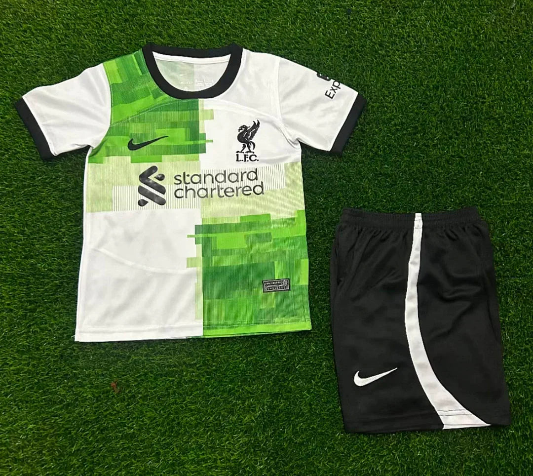 2023/2024 Liverpool FC away Set Kids Size : Thaï Quality - Pro Soccer Jersey