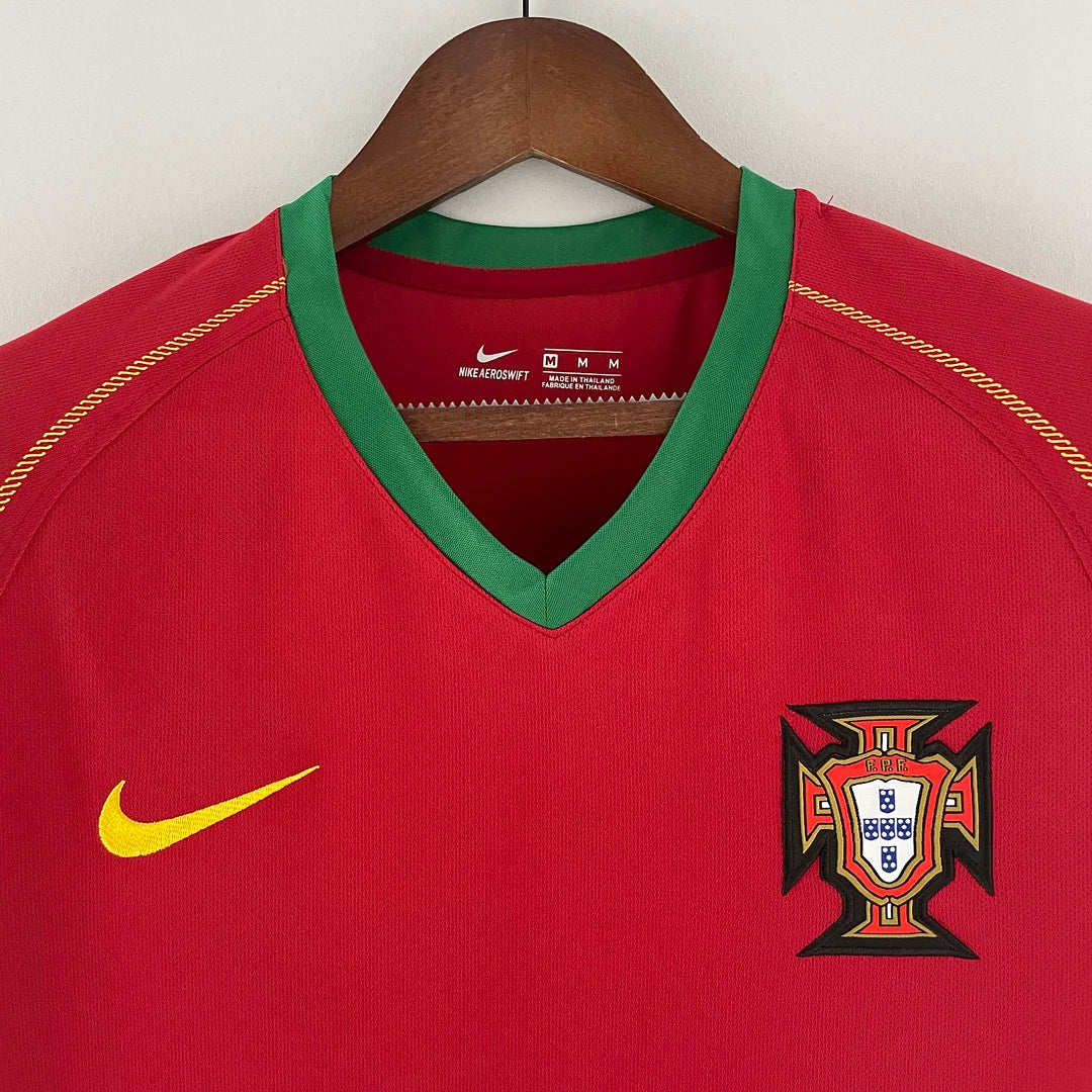 2006 FIFA World Cup Portugal Retro Home shirt : Thaï Quality - Pro Soccer Jersey