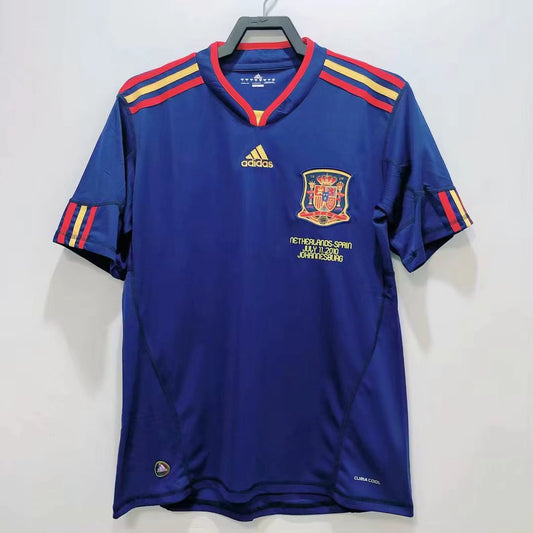 2010 World Cup Spain Retro away shirt : Thaï Quality - Pro Soccer Jersey
