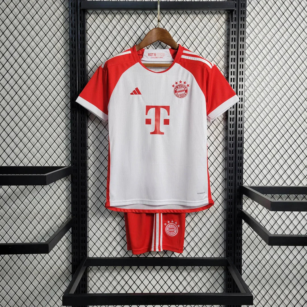 2023/2024 FC Bayern Munich Home Set Kids Size : Thaï Quality - Pro Soccer Jersey