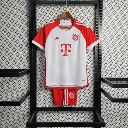 2023/2024 FC Bayern Munich Home Set Kids Size : Thaï Quality - Pro Soccer Jersey