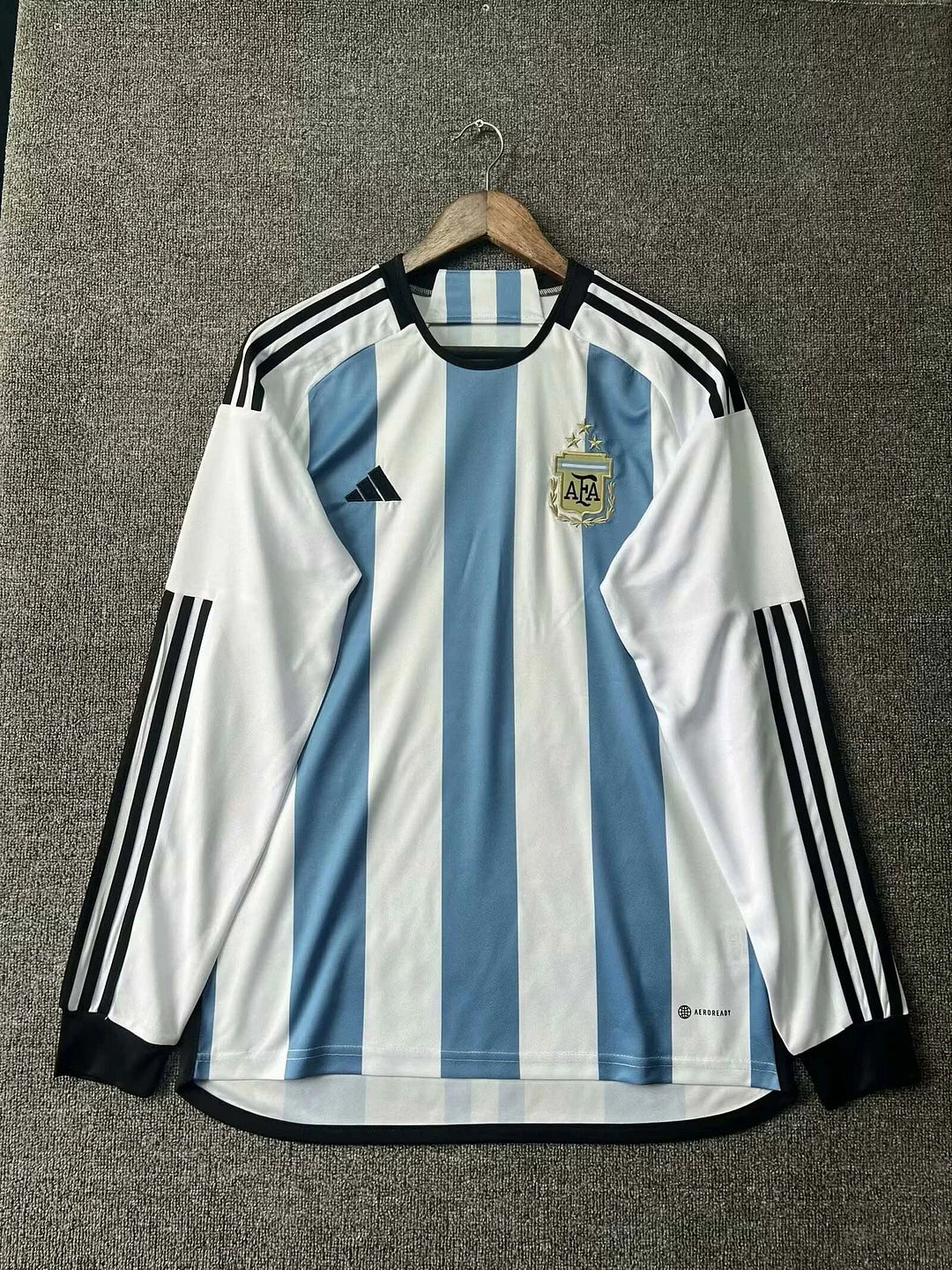 2022 FIFA World Cup Argentina Home shirt Long Sleeves : Thaï Quality - Pro Soccer Jersey