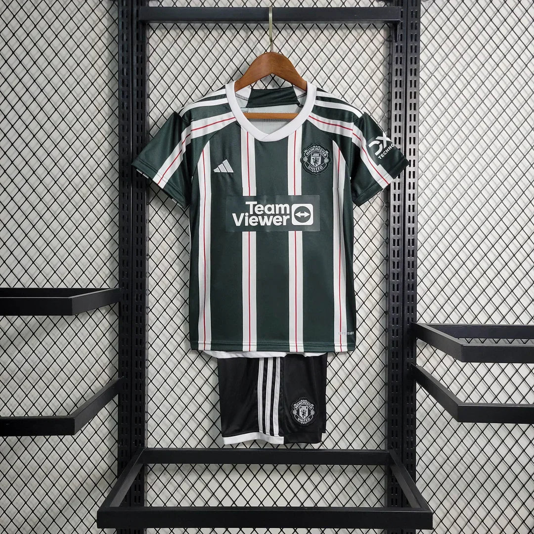2023/2024 Man United Third away Set Kids Size : Thaï Quality - Pro Soccer Jersey