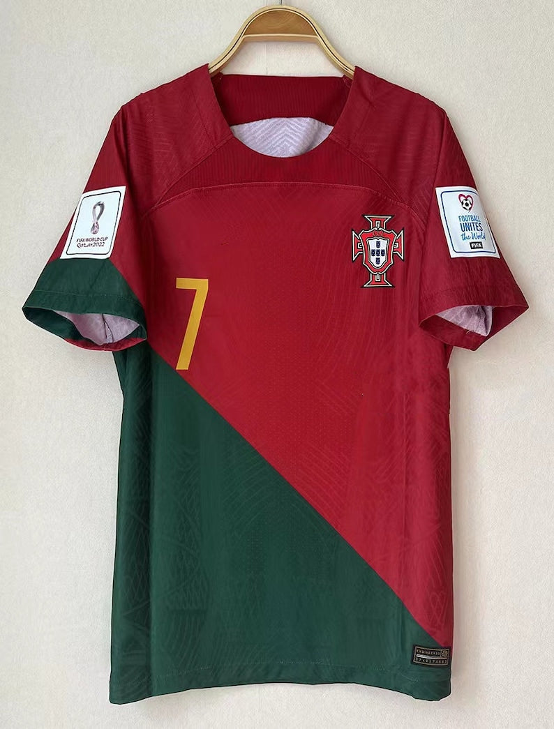 FIFA World Cup 2022 Portugal Home shirt : Thaï Quality - Pro Soccer Jersey