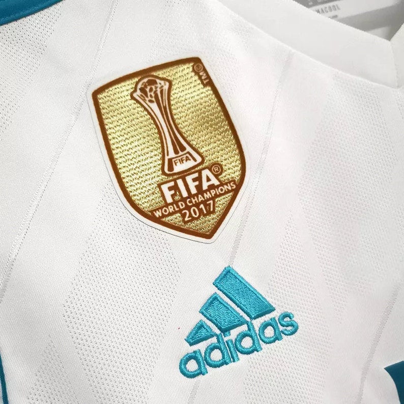2017/2018 FC Real Madrid Retro Home shirt Long Sleeves : Thaï Quality - Pro Soccer Jersey