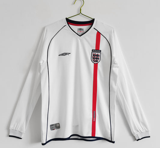England Retro Home shirt Long Sleeves : Thaï Quality - Pro Soccer Jersey