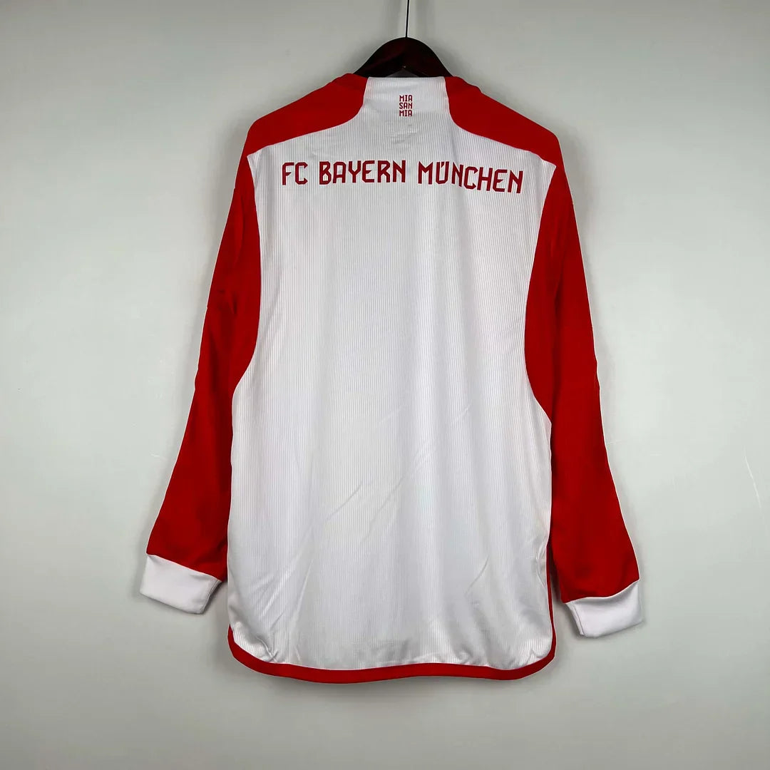 2023/2024 FC Bayern Munich Home shirt Long Sleeves : Thaï Quality - Pro Soccer Jersey