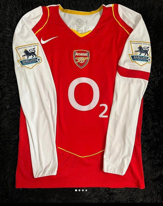 2002/2003 Arsenal FC Iconic Home shirt : Thaï Quality - Pro Soccer Jersey