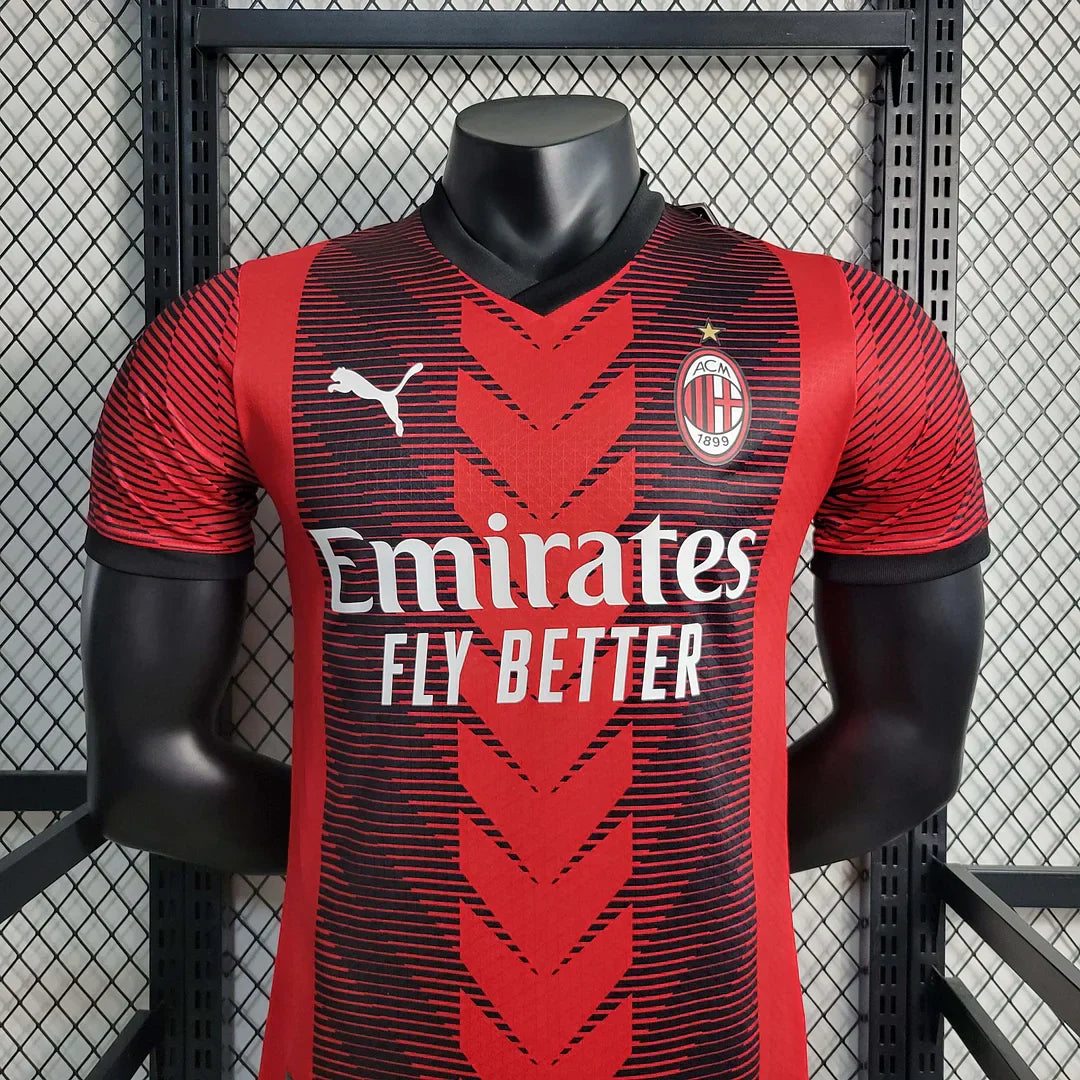 2023/2024 AC Milan Home shirt Player Version : Thaï Quality - Pro Soccer Jersey