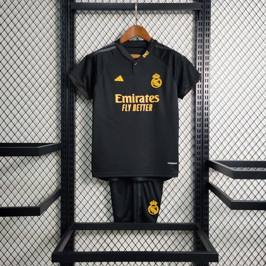 2023/2024 FC Real Madrid away Set Kids Size : Thaï Quality - Pro Soccer Jersey