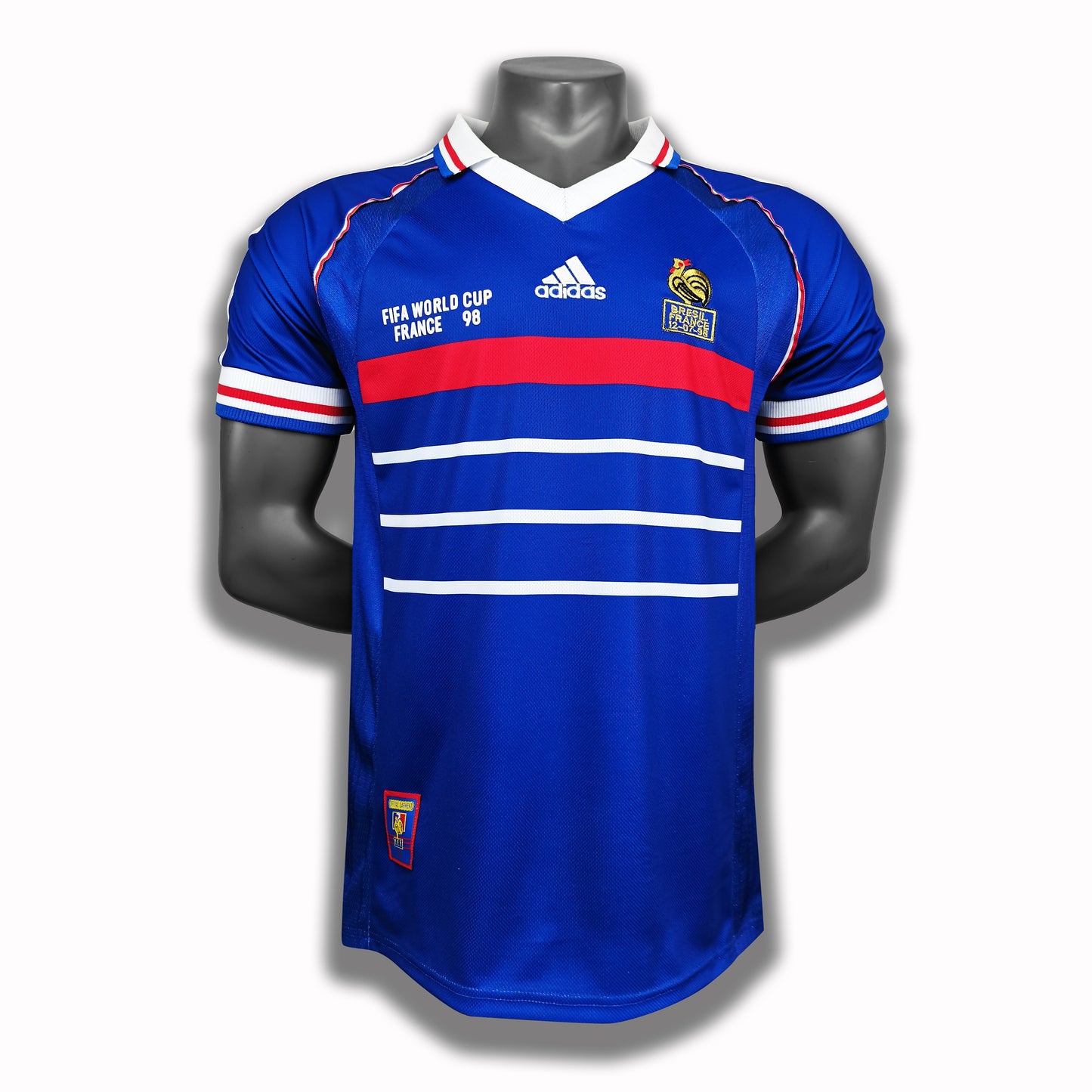 1998 FIFA World Cup France Retro Home/Away shirt : Thaï Quality - Pro Soccer Jersey