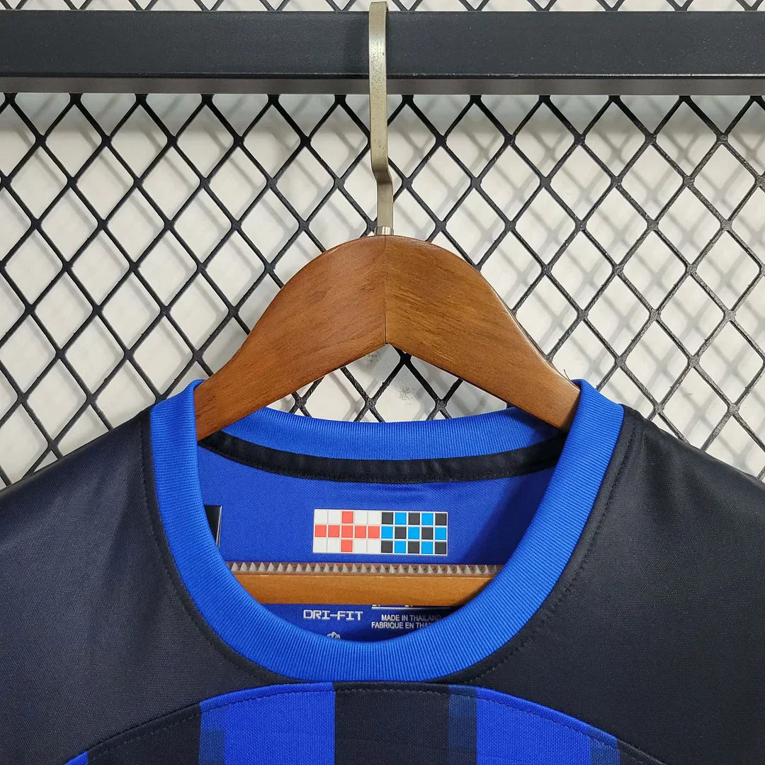 2023/2024 Internazionale Home Set Kids Size : Thaï Quality - Pro Soccer Jersey