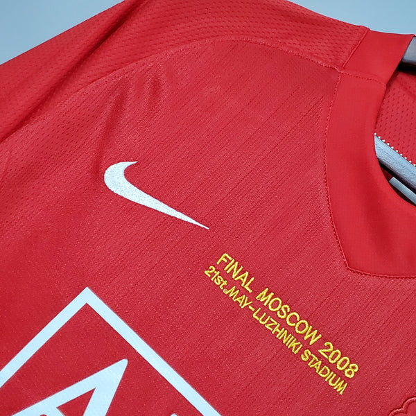 Cr7 2007/2008 Man United Home Retro shirt Short Sleeves : Thaï Quality - Pro Soccer Jersey