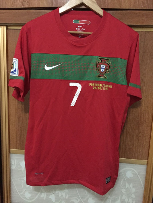 FIFA World Cup 2010 Portugal Retro Home shirt : Thaï Quality - Pro Soccer Jersey