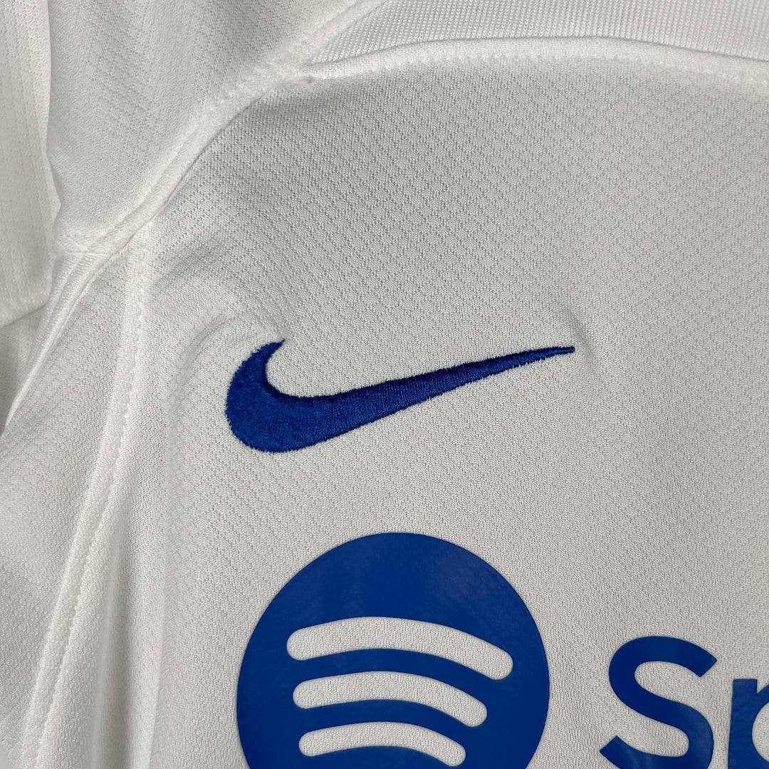 2023/2024 FC Barcelona Away Set Kids Size : Thaï Quality - Pro Soccer Jersey