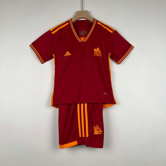 2023/2024 AS Roma Home shirt Kids Size : Thaï Quality - Pro Soccer Jersey