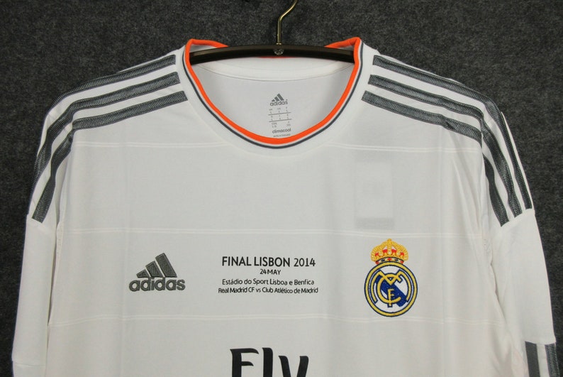 UEFA Champions League Final 2014 Real Madrid shirt Long Sleeves : Thaï Quality - Pro Soccer Jersey