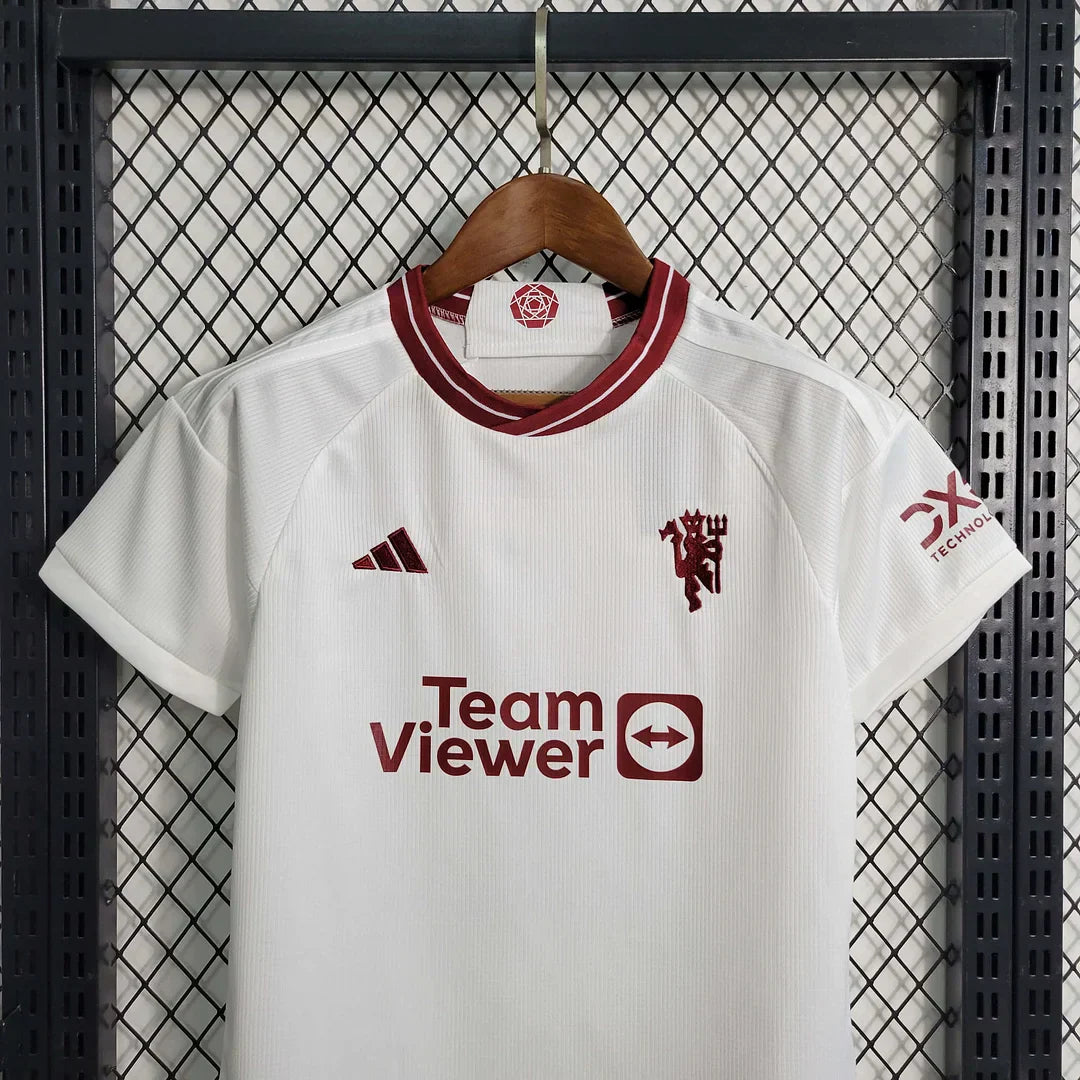 2023/2024 Man United away Set Kids Size : Thaï Quality - Pro Soccer Jersey
