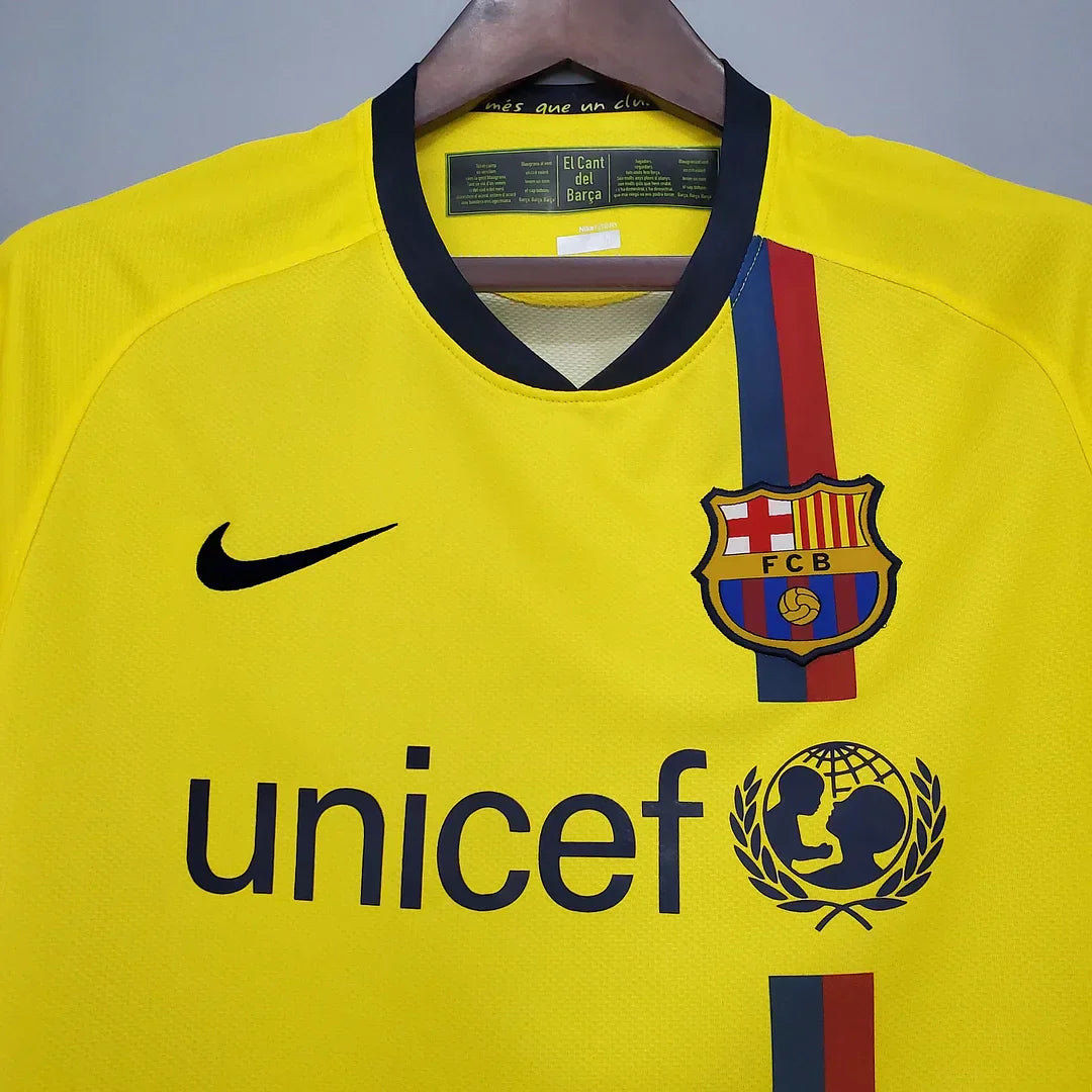 2008/2009 FC Barcelona Retro Away shirt : Thaï Quality - Pro Soccer Jersey