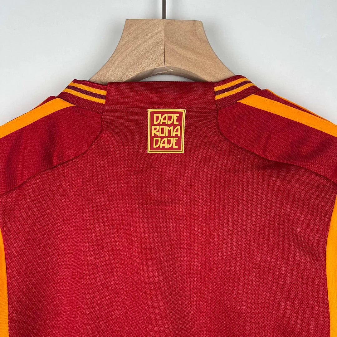 2023/2024 AS Roma Home shirt Kids Size : Thaï Quality - Pro Soccer Jersey