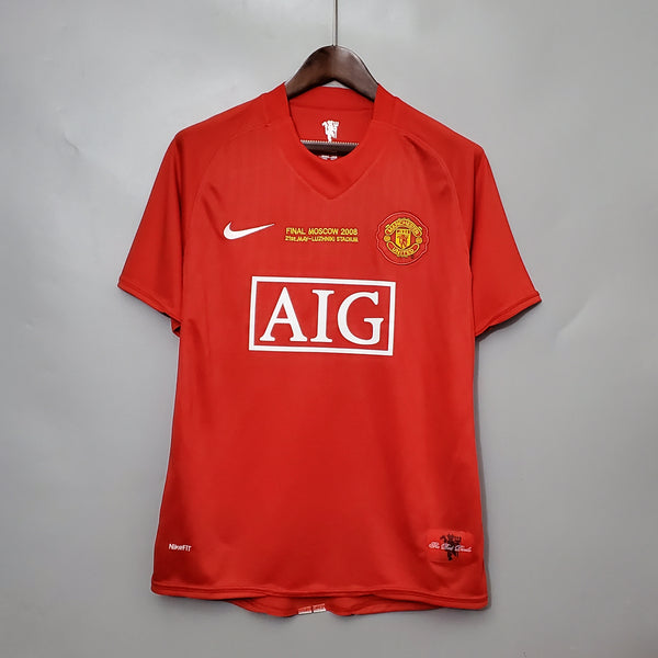 Cr7 2007/2008 Man United Home Retro shirt Short Sleeves : Thaï Quality - Pro Soccer Jersey