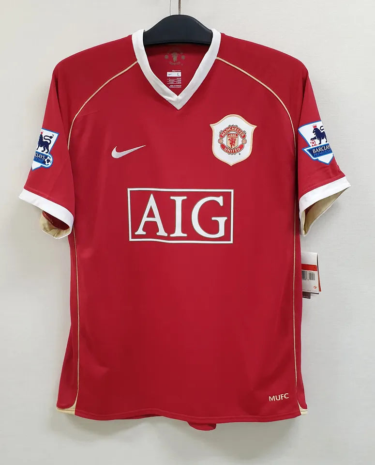 Cr7 2006/2007 Man United Home Retro shirt : Thaï Quality - Pro Soccer Jersey