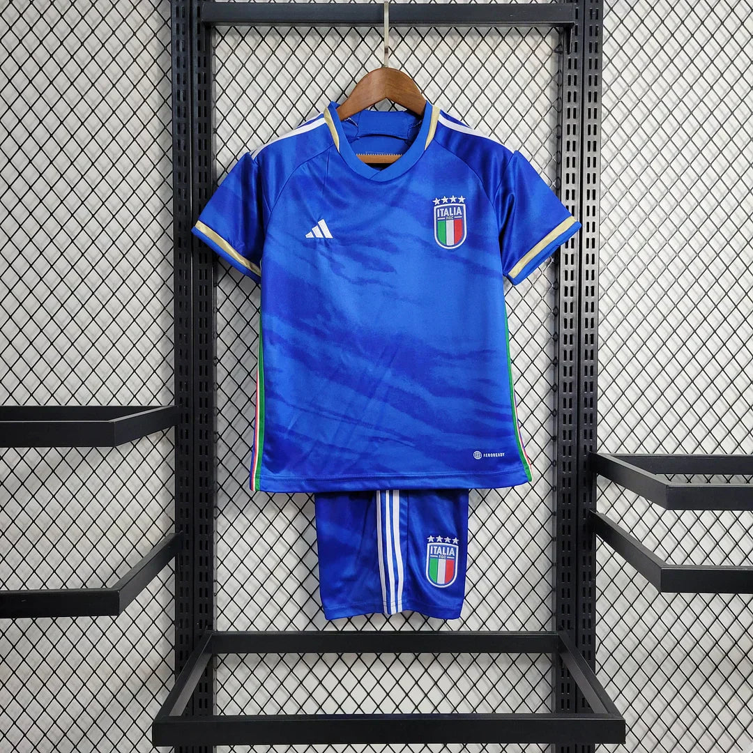 2023 Italy Home shirt Kids Size : Thaï Quality - Pro Soccer Jersey
