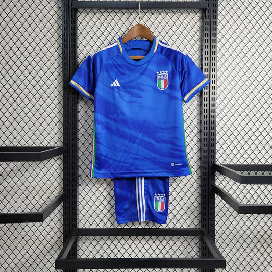 2023 Italy Home shirt Kids Size : Thaï Quality - Pro Soccer Jersey