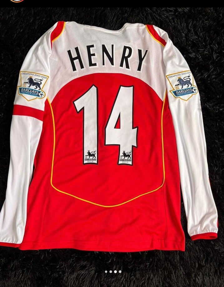 2002/2003 Arsenal FC Iconic Home shirt : Thaï Quality - Pro Soccer Jersey