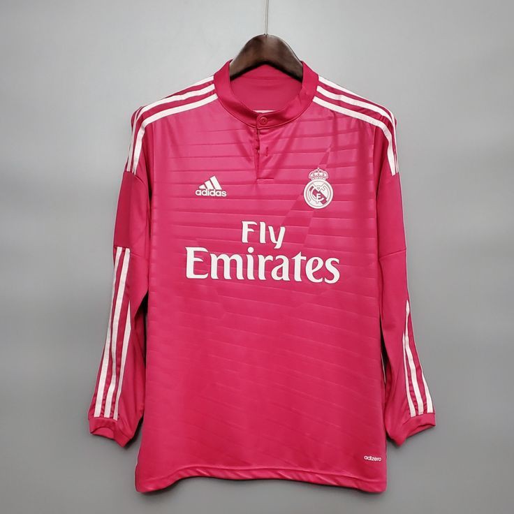 Cr7 2014/2015 FC Real Madrid Retro Pink shirt : Thaï Quality - Pro Soccer Jersey