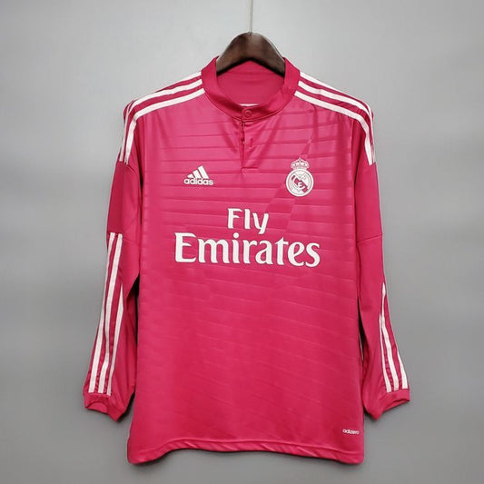 Cr7 2014/2015 FC Real Madrid Retro Pink shirt : Thaï Quality - Pro Soccer Jersey